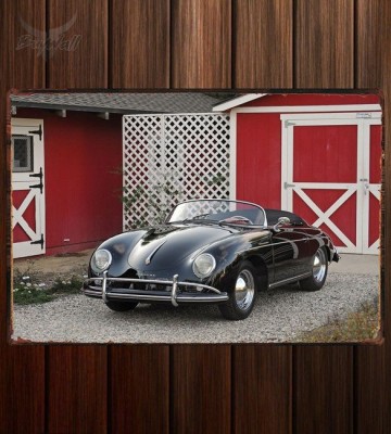 Металлическая табличка Porsche 356A 1600 De Luxe Speedster542